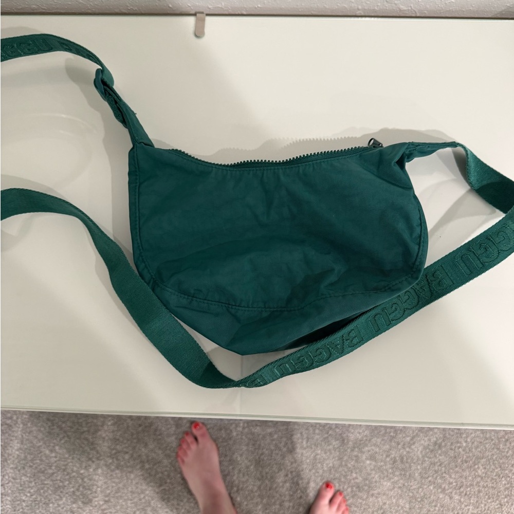 BAGGU Teal Shoulder Bag